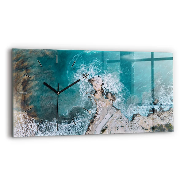 Horloge murale horizontale Fjords de la Costa Blanca