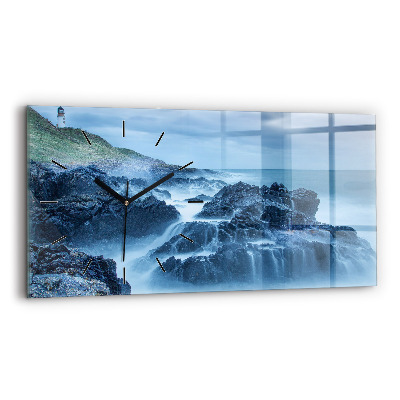 Horloge rectangulaire horizontale Phare