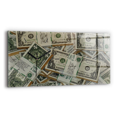 Horloge murale horizontale 1 dollar américain
