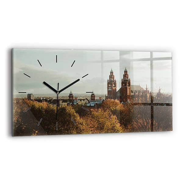 Horloge murale horizontale Galerie d'art à Glasgow