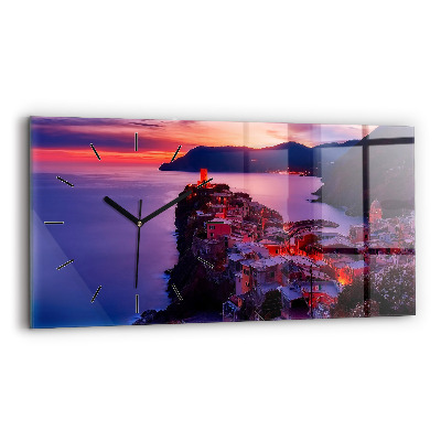 Horloge horizontale en verre Légende des souvenirs