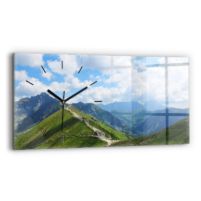 Horloge horizontale en verre Kasprowy Wierch Zakopane
