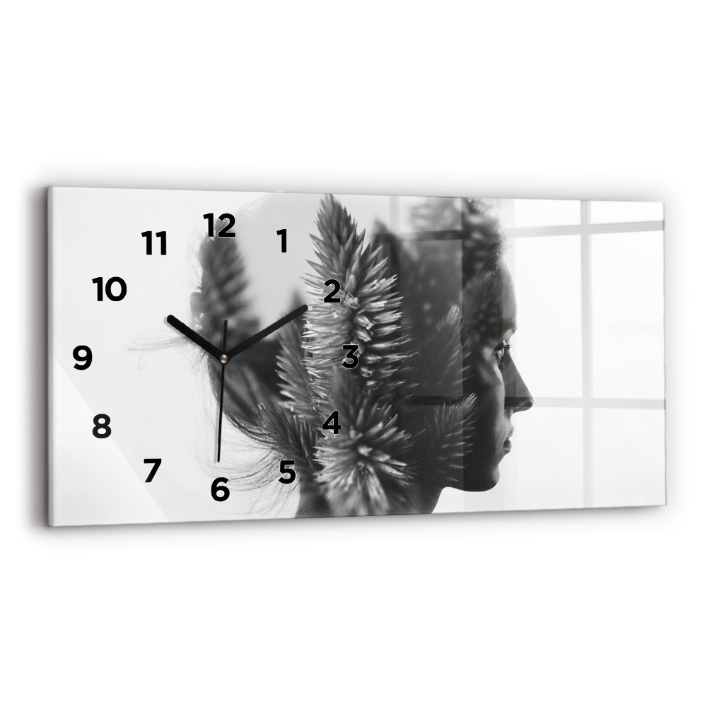 Horloge murale horizontale Sensibilité de la pensée humaine