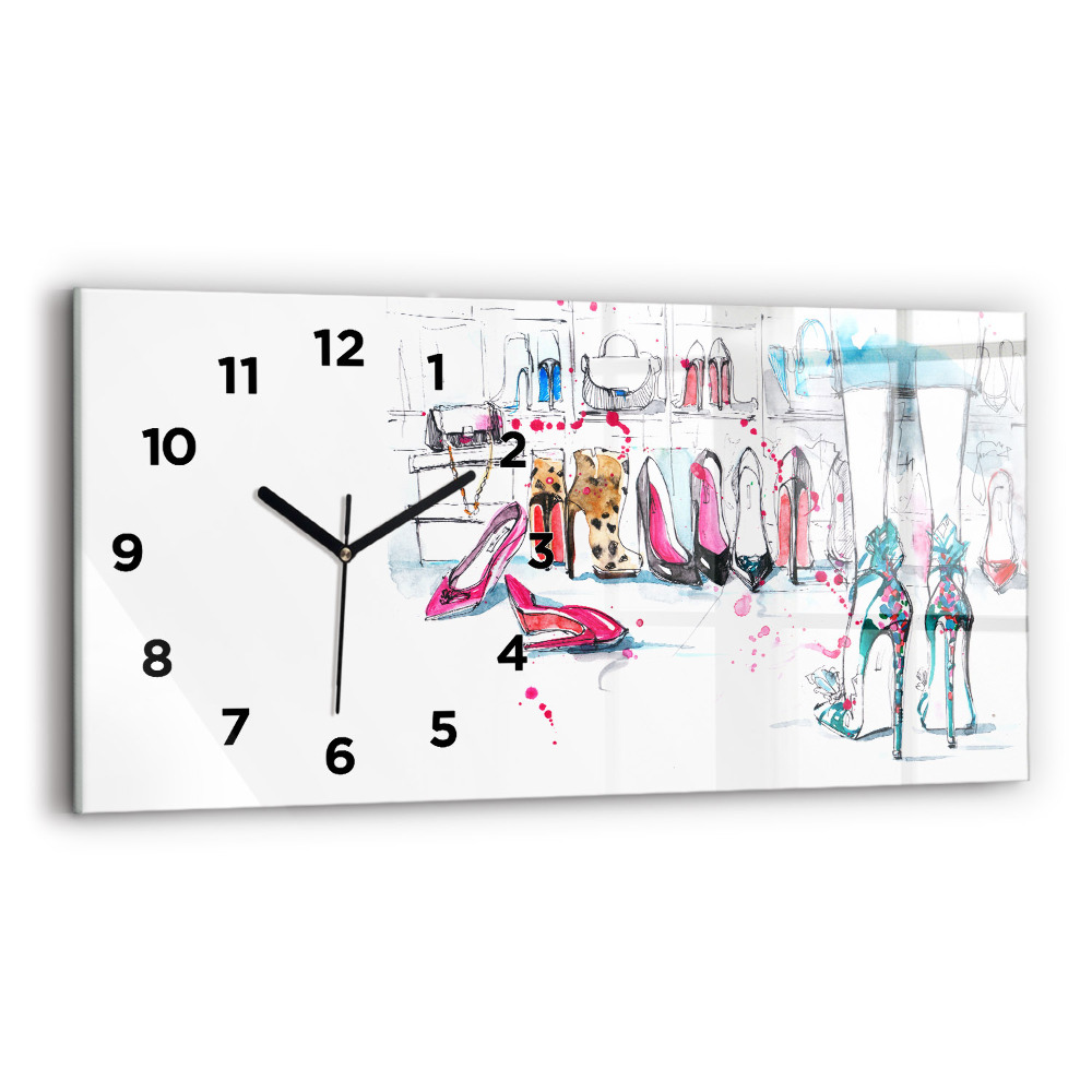 Horloge murale horizontale Élément de féminité