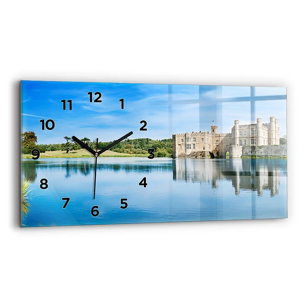 Horloge murale horizontale Château de Leeds