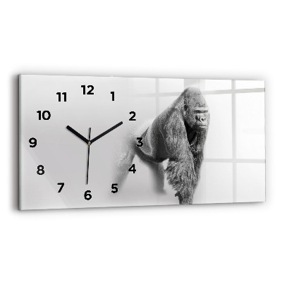 Horloge murale horizontale Collection d'art animalier