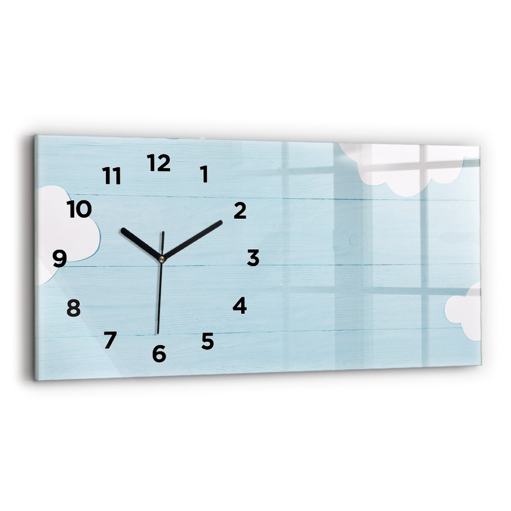 Horloge murale horizontale Tableau pour enfants