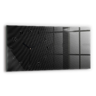 Horloge rectangulaire horizontale Abstrait sombre