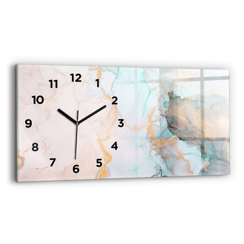 Horloge murale horizontale Image abstraite