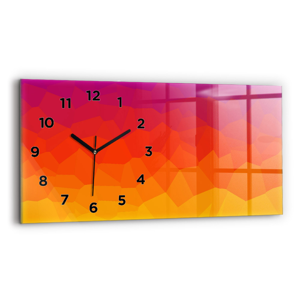Horloge murale horizontale Lever de soleil