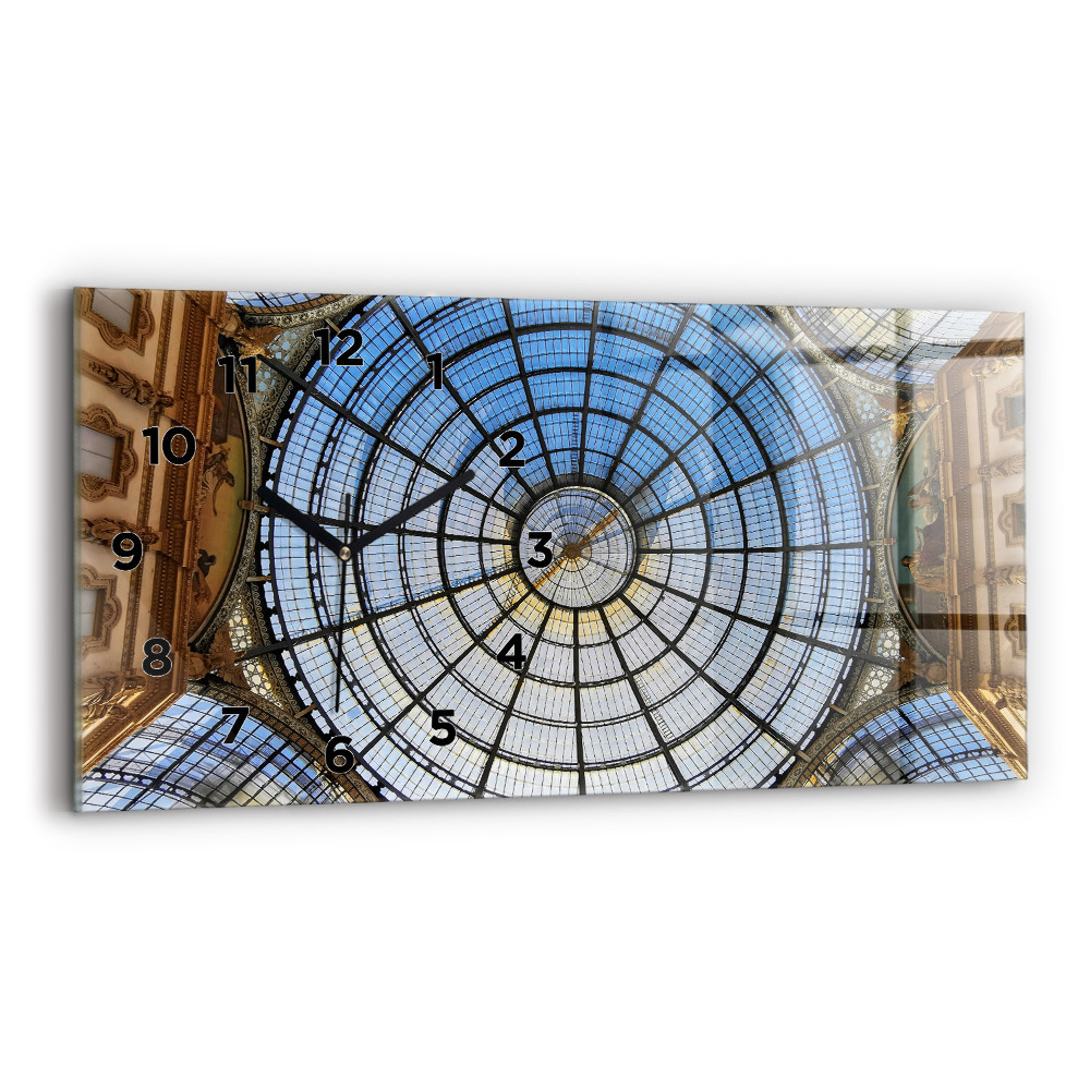 Horloge murale horizontale Centre commercial à Milan