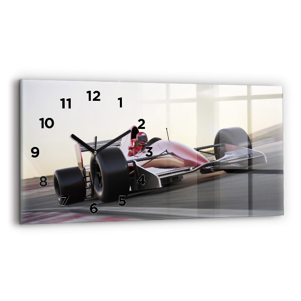 Horloge rectangulaire horizontale Voiture de sport