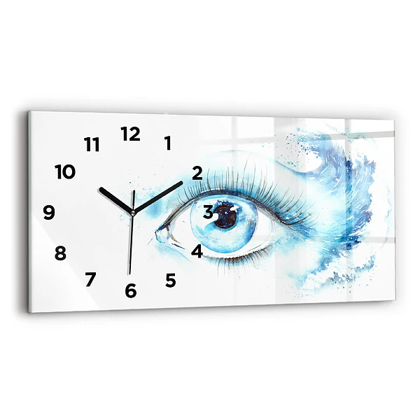 Horloge murale horizontale Œil marin