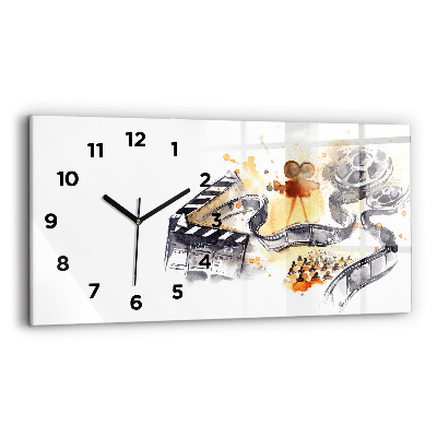 Horloge rectangulaire horizontale Caméra de cinéma
