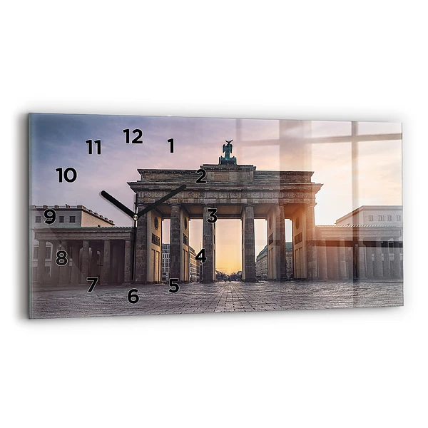 Horloge horizontale en verre Porte de Brandebourg