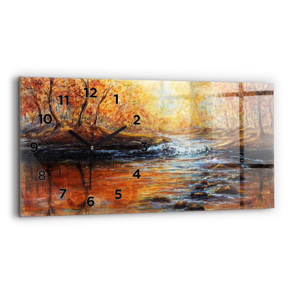 Horloge rectangulaire horizontale Beaux-arts