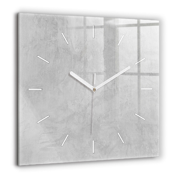 Horloge murale carrée 60x60 cm Mur de pierre