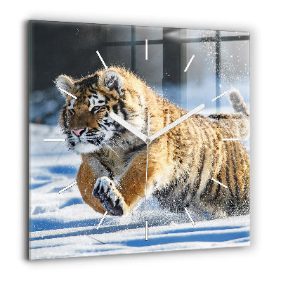 Horloge murale carrée 60x60 cm Un pas en avant audacieux