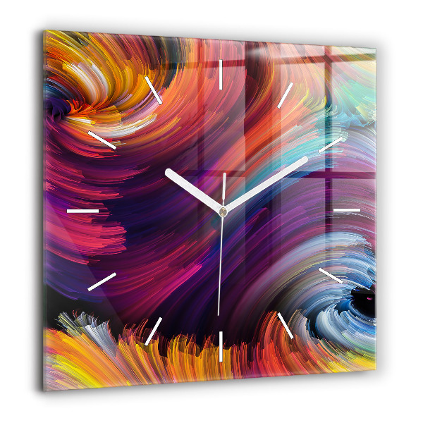 Horloge murale carrée 60x60 cm Vente abstraite