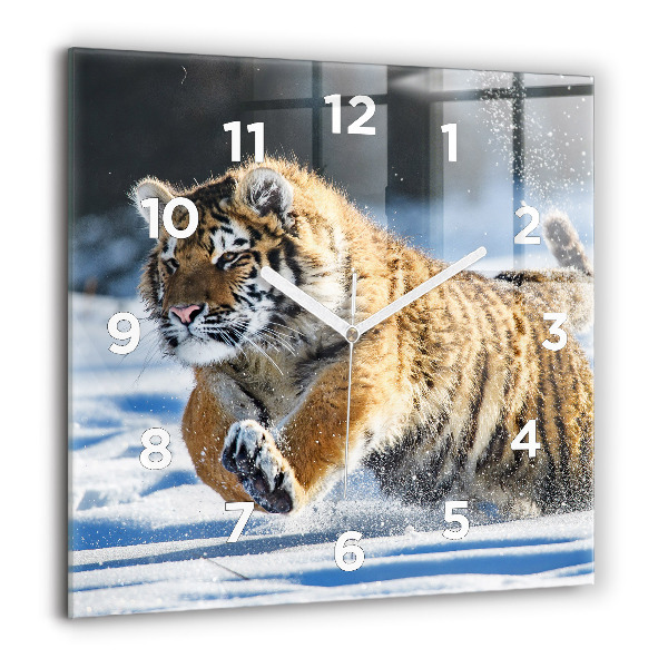 Horloge murale carrée 60x60 cm Un pas en avant audacieux