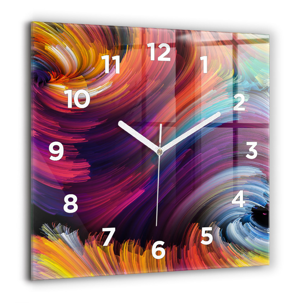 Horloge murale carrée 60x60 cm Vente abstraite