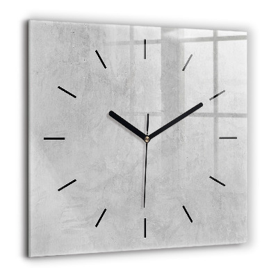 Horloge murale carrée 60x60 cm Mur de pierre