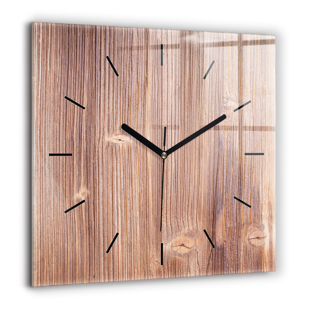 Horloge murale carrée 60x60 cm Paprika