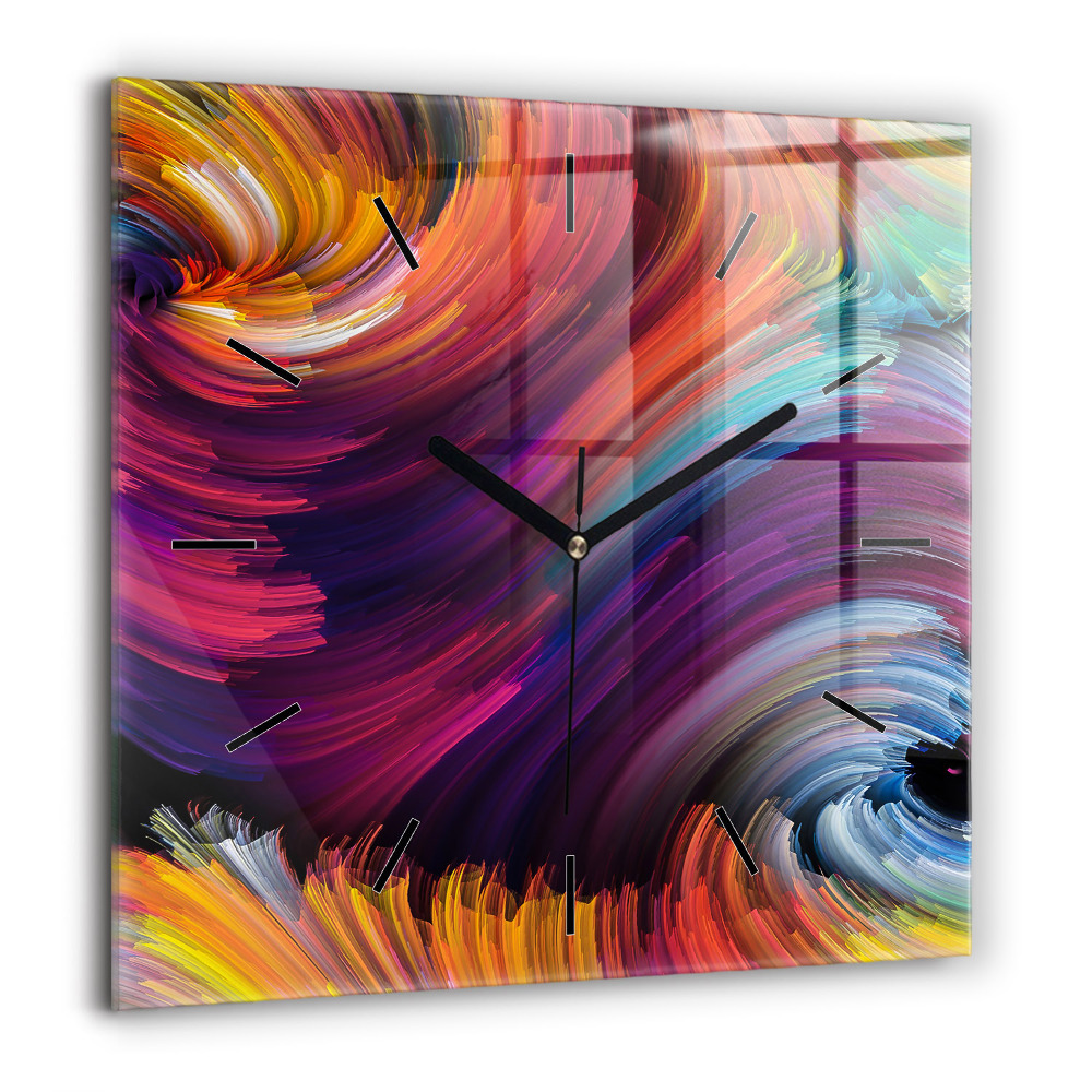 Horloge murale carrée 60x60 cm Vente abstraite