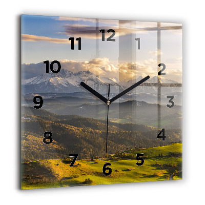 Horloge carrée en verre 60x60 cm Pieniny - High Peak