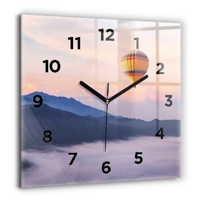 Horloge murale carrée 60x60 cm Beau paysage