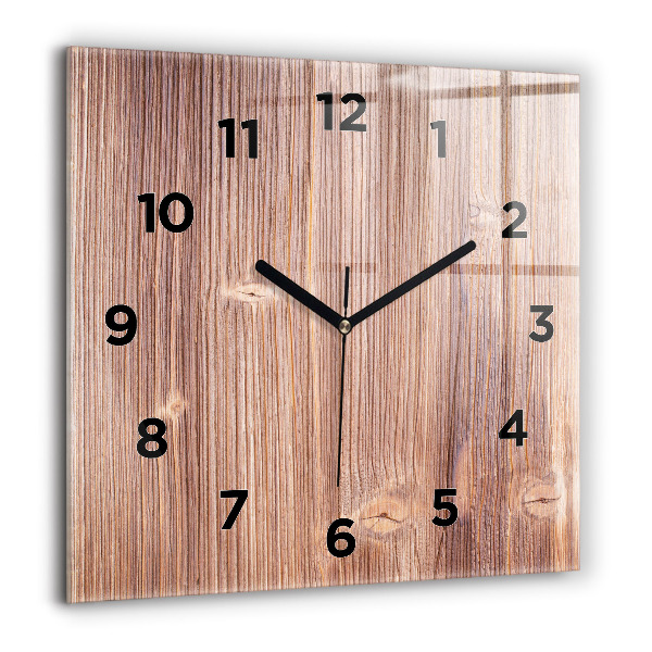 Horloge murale carrée 60x60 cm Paprika