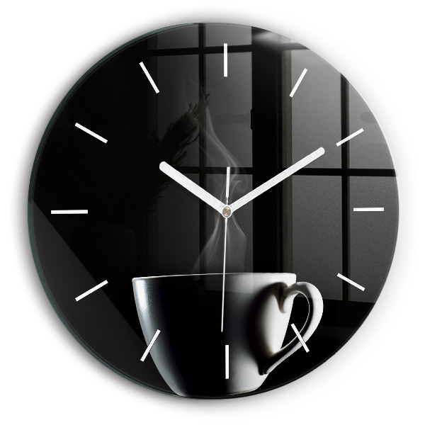 Horloge ronde Tasse de café