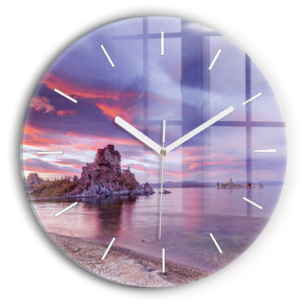 Horloge ronde Lever de soleil en Californie