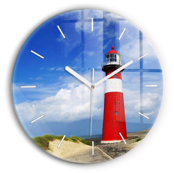 Horloge ronde murale Phare