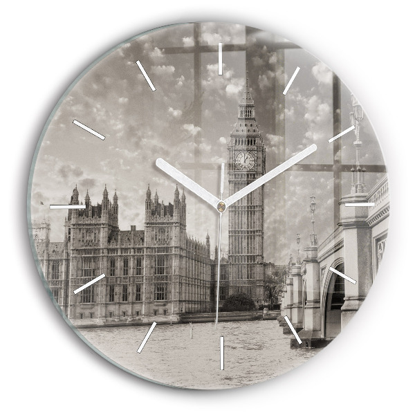 Horloge ronde murale Londres Big Ben