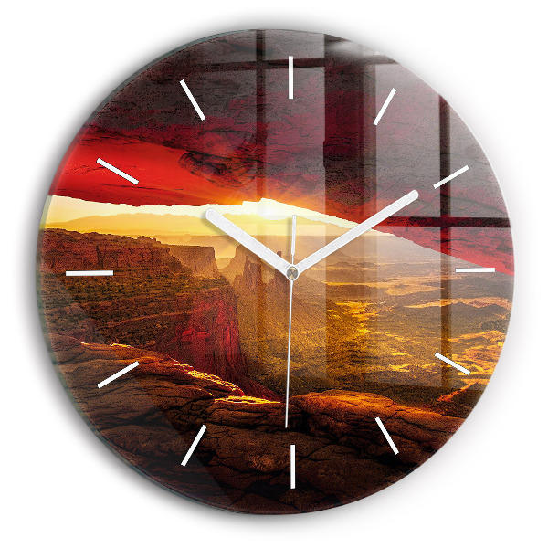 Horloge ronde Grand Canyon en Arizona