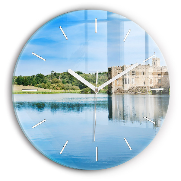 Horloge ronde murale Château de Leeds