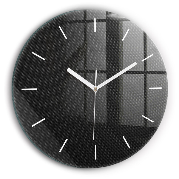 Horloge ronde murale Abstrait sombre