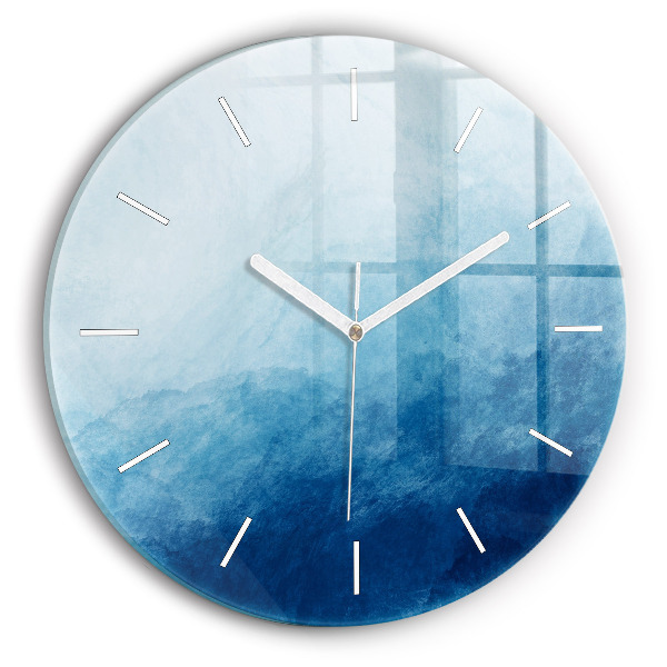 Horloge ronde murale Eau abstraite