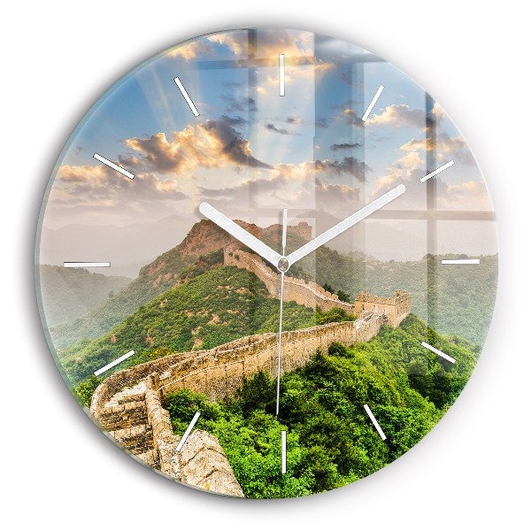 Horloge ronde Grande Muraille de Chine