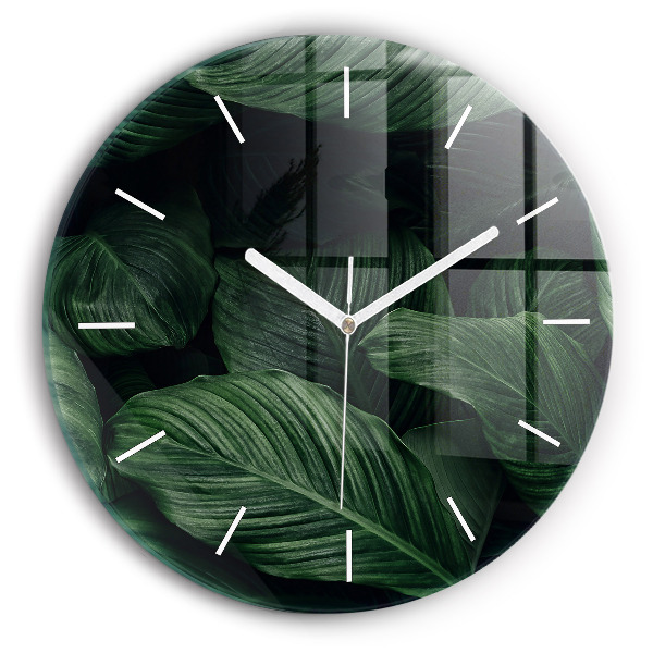 Horloge ronde en verre Moustique tropicale