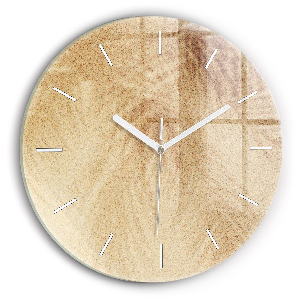 Horloge ronde Abstraction or