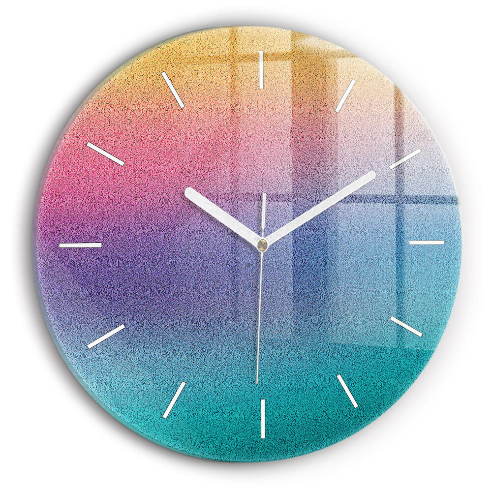 Pendule murale ronde Motif dégradé