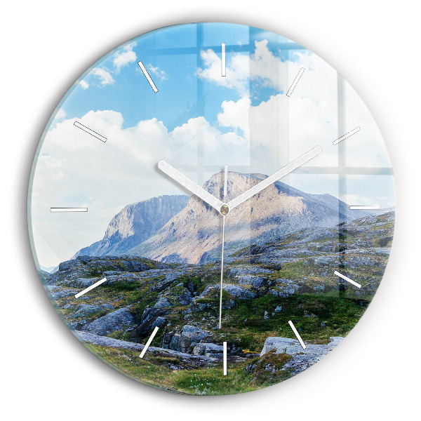 Horloge ronde Paysage rocheux