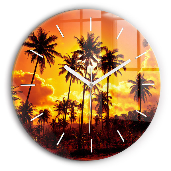 Horloge ronde Thaïlande Plage de Klong Prao