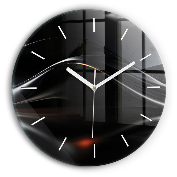 Horloge ronde Abstrait