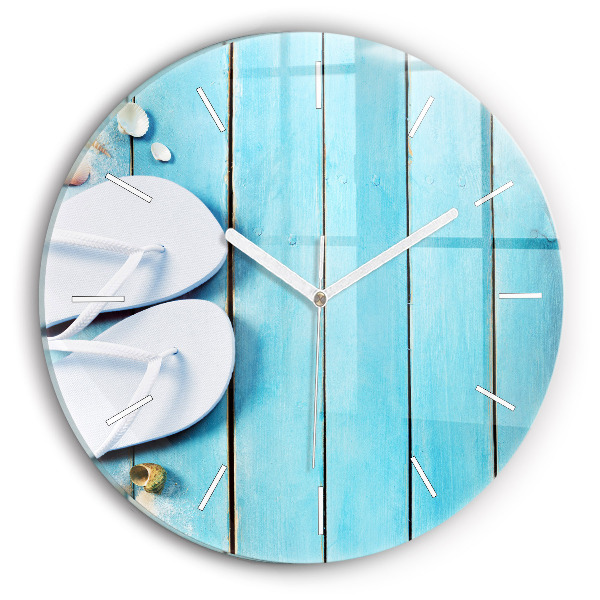 Horloge ronde en verre Accessoires de vacances