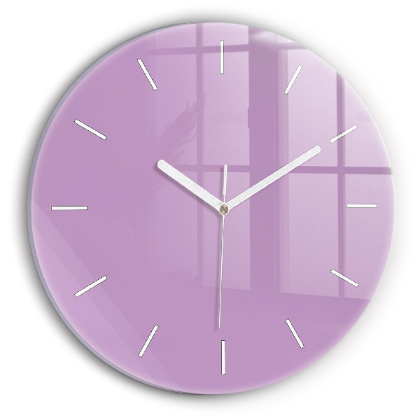 Horloge ronde murale Lilas