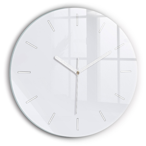 Horloge ronde Blanc