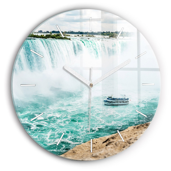 Horloge ronde Bateau et Niagara